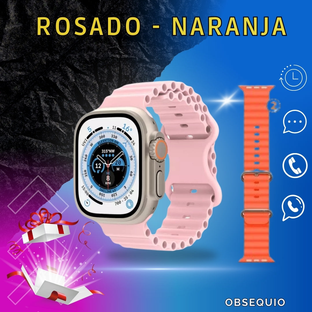 combo x 3  Smart Watch T800ULTRA + audífonos M-10