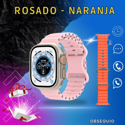 combo x 3  Smart Watch T800ULTRA + audífonos M-10