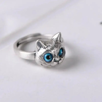 Anillo  moderno minimalista de Gato