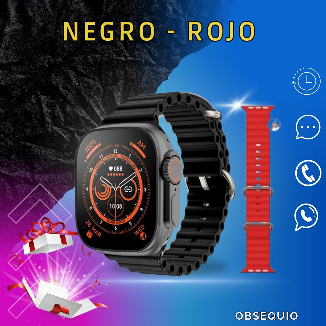 combo x 3  Smart Watch T800ULTRA + audífonos M-10