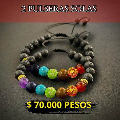 COMBO PULSERA DE LO 7 CHAKRAS +ESENCIA+ LIBRO PDF