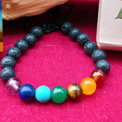 COMBO PULSERA DE LO 7 CHAKRAS +ESENCIA+ LIBRO PDF