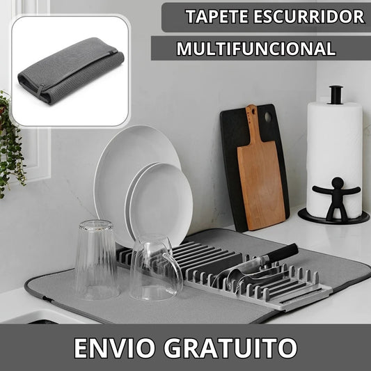 Tapete de cocina escurridor Ultra absorbente Multifuncional