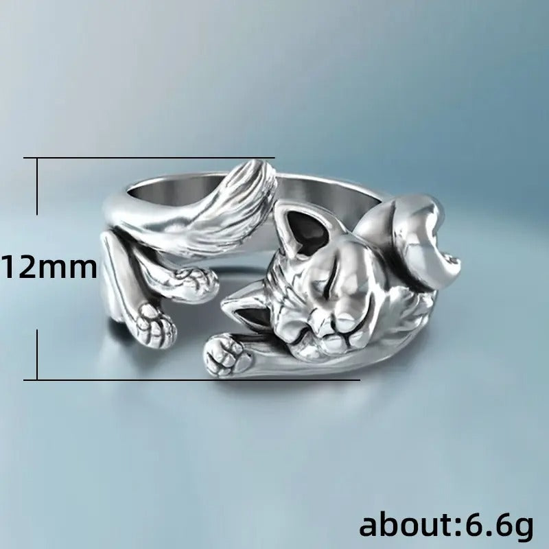 Anillo de Gato  dormido Ajustable