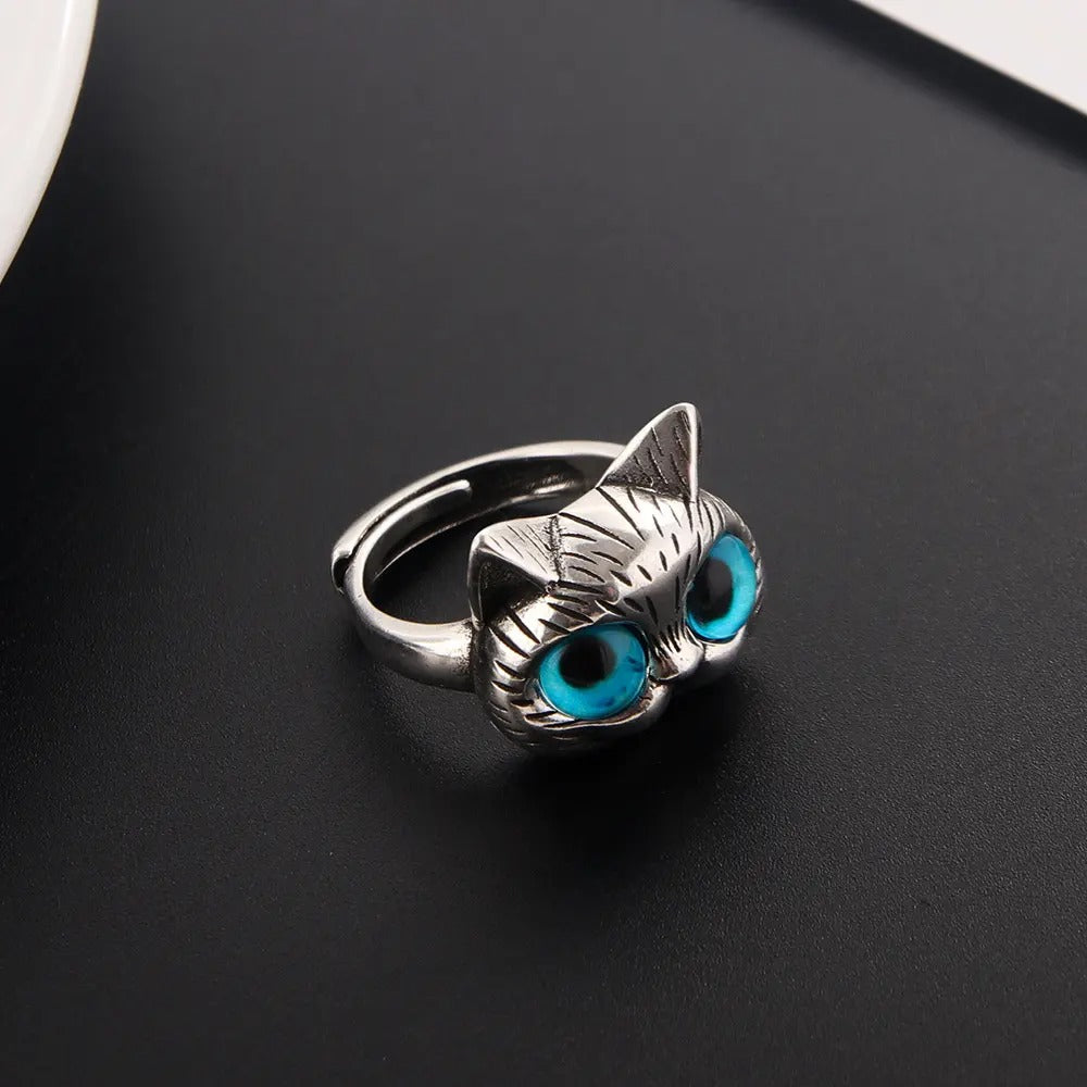 Anillo  moderno minimalista de Gato