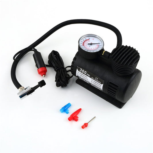 MINI COMPRESOR DE AIRE PORTATIL DE 12V -300 PSI