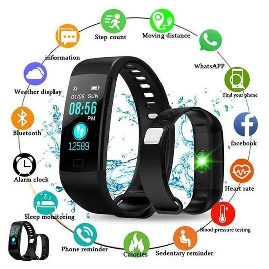 Reloj Inteligente Y5 Pulsera Negro