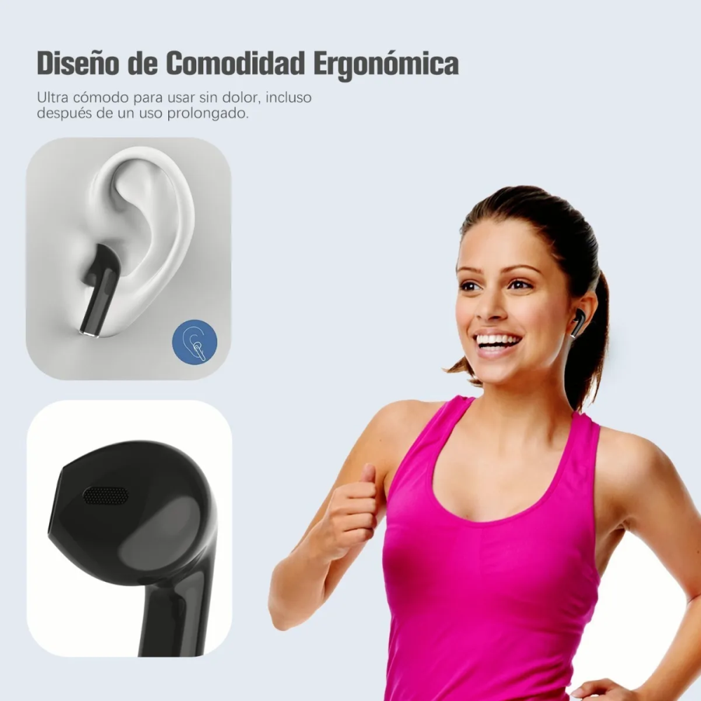 Audífonos In-ear Bluetooth 6h De Batería