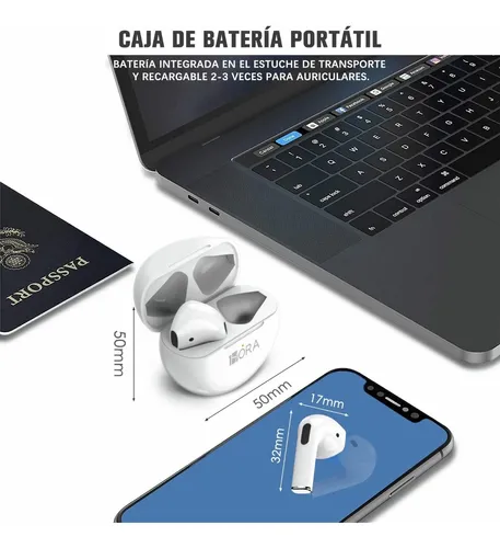 Audífonos In-ear Bluetooth 6h De Batería